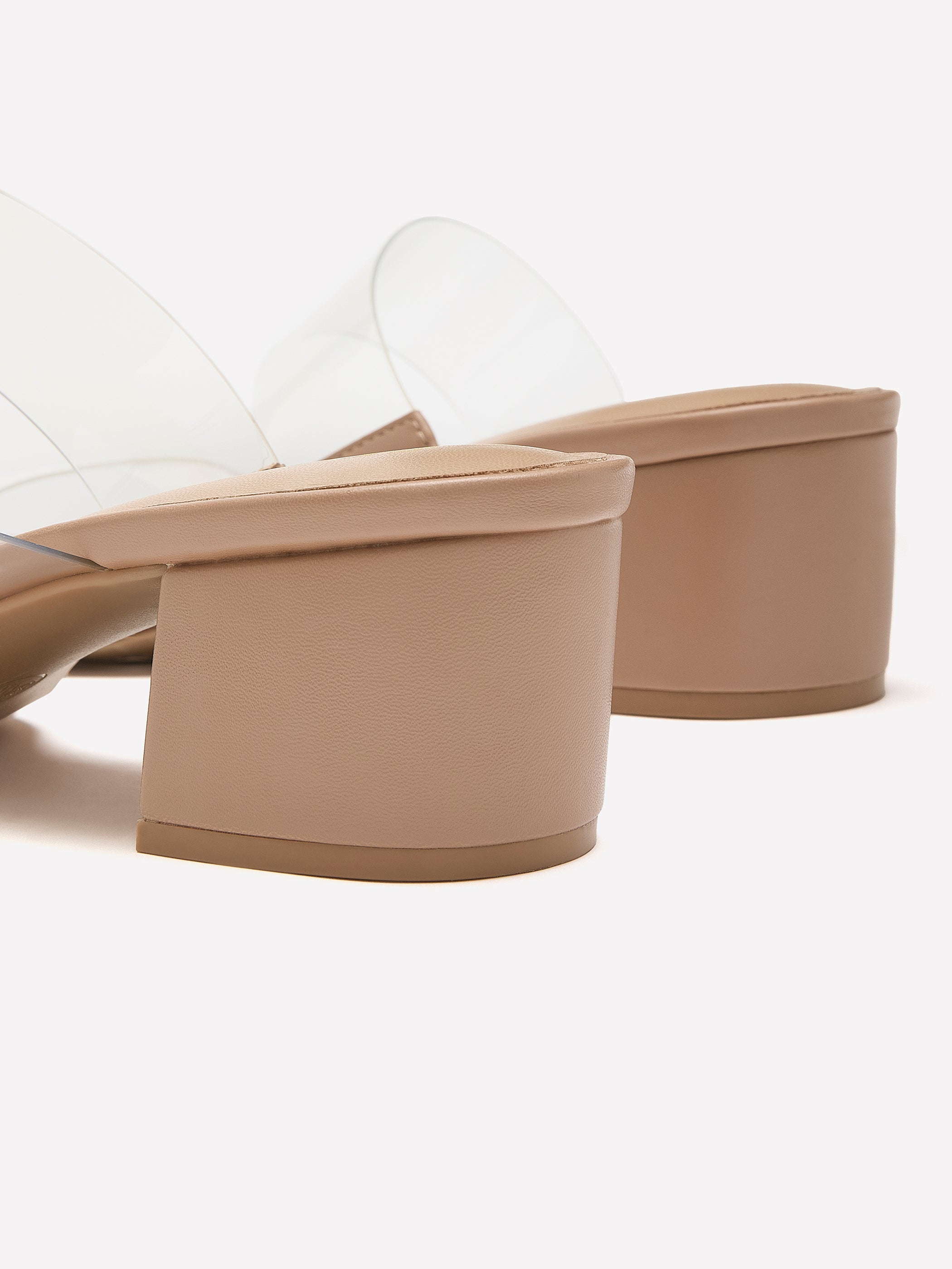 Wide Width, Lorra Clear Two-Band Slip-On Sandal