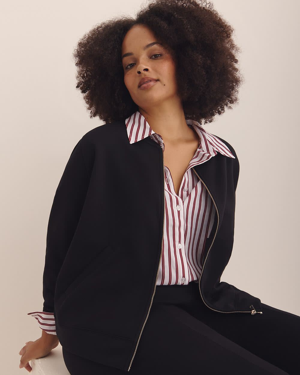 Fleece Bomber Jacket