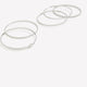 Assorted Bangles with Clear Stone, Set of 5