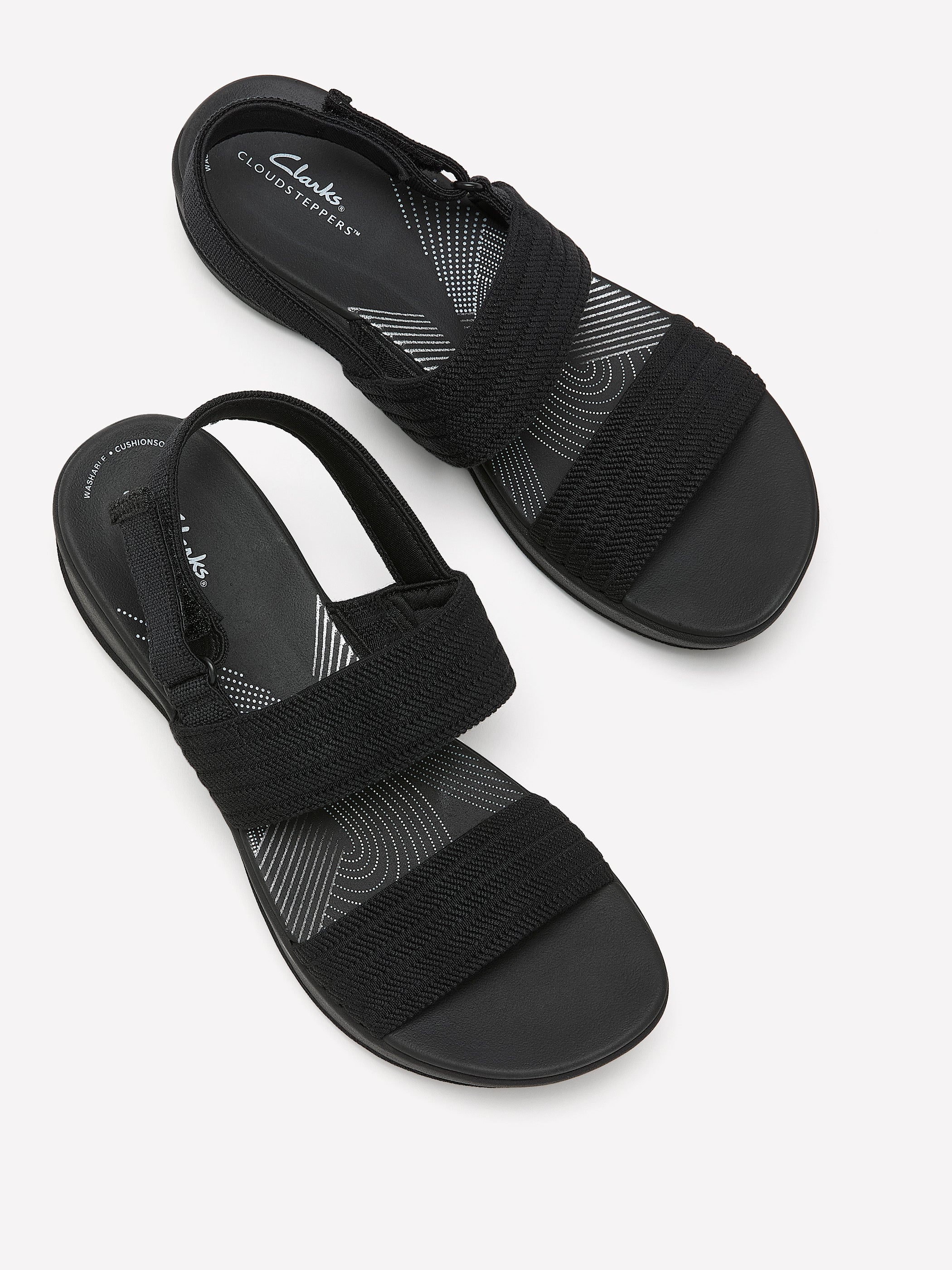 Wide Width, Arla Stroll Double-Band Sandal - Clarks