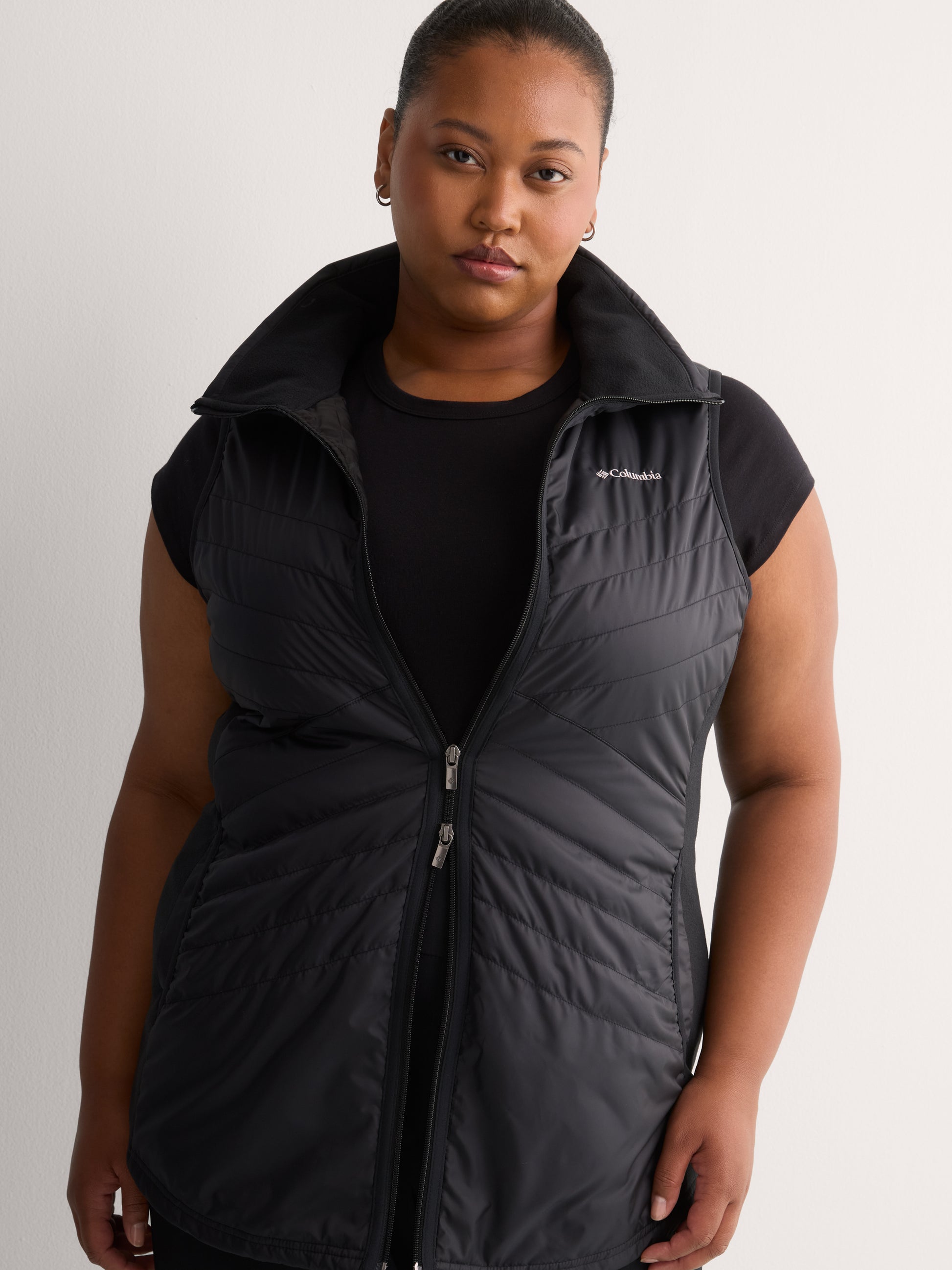 Mix It Around Long Vest II - Columbia