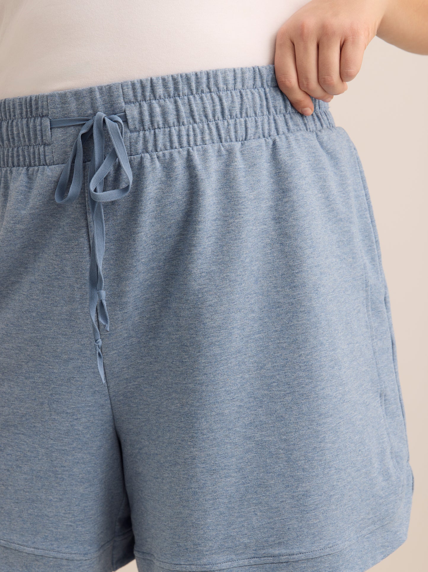 French Terry Tulip-Hem Bermuda Short - Active Zone
