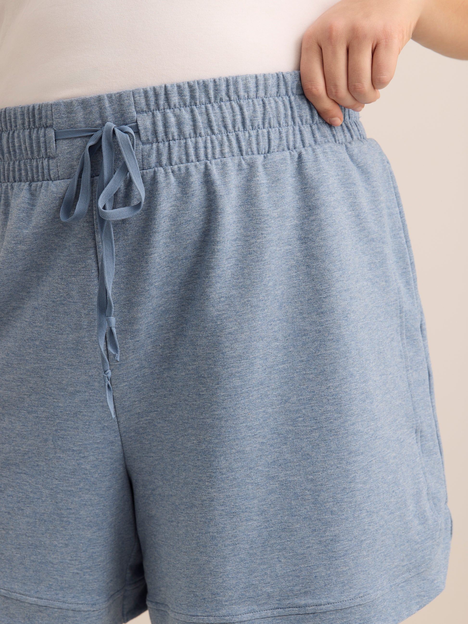 French Terry Tulip-Hem Bermuda Short - Active Zone