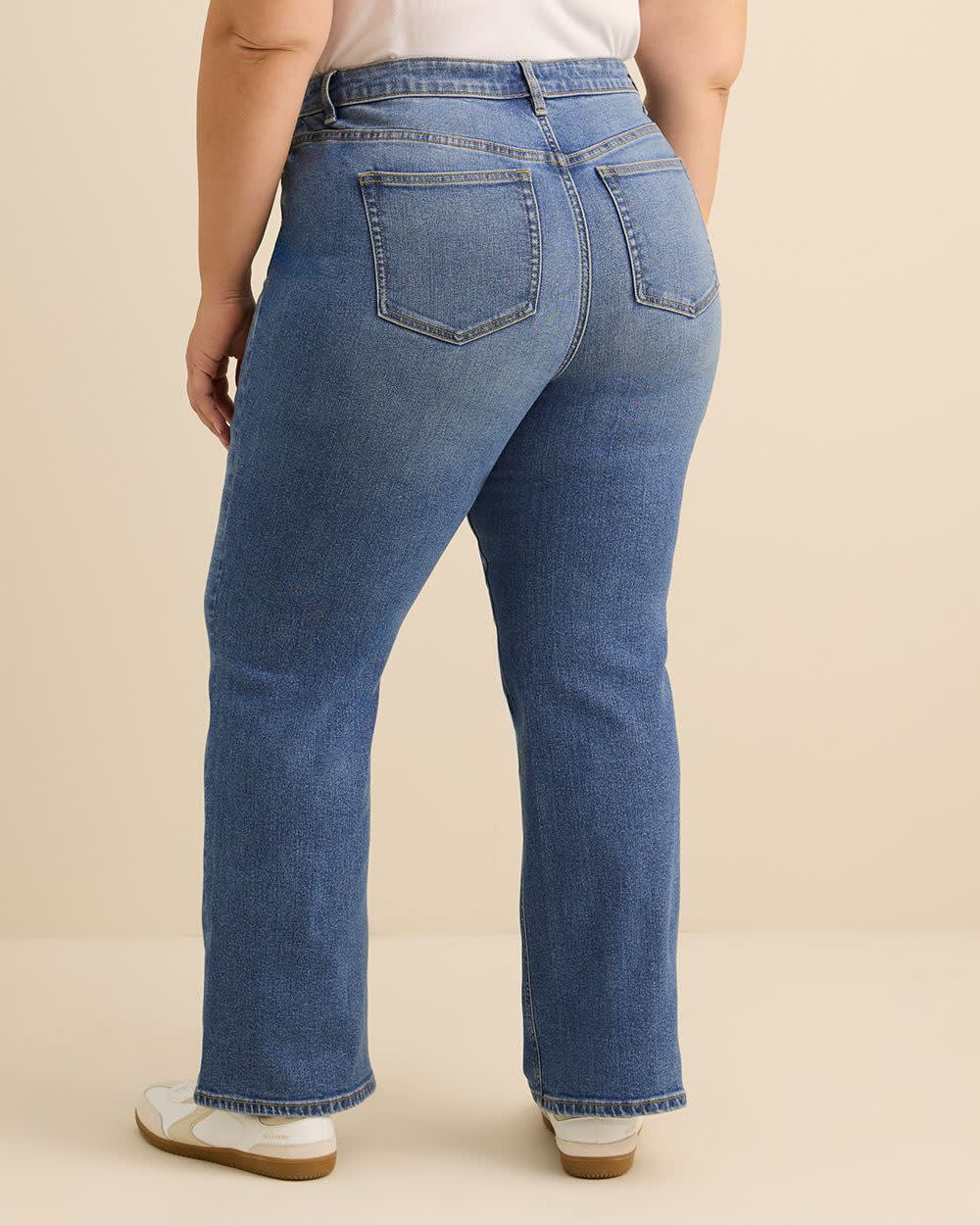 Jean taille haute à jambe évasée, coupe classique - d/C Jeans