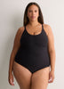 Black One-Piece Swimsuit - Active Zone