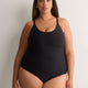 Black One-Piece Swimsuit - Active Zone