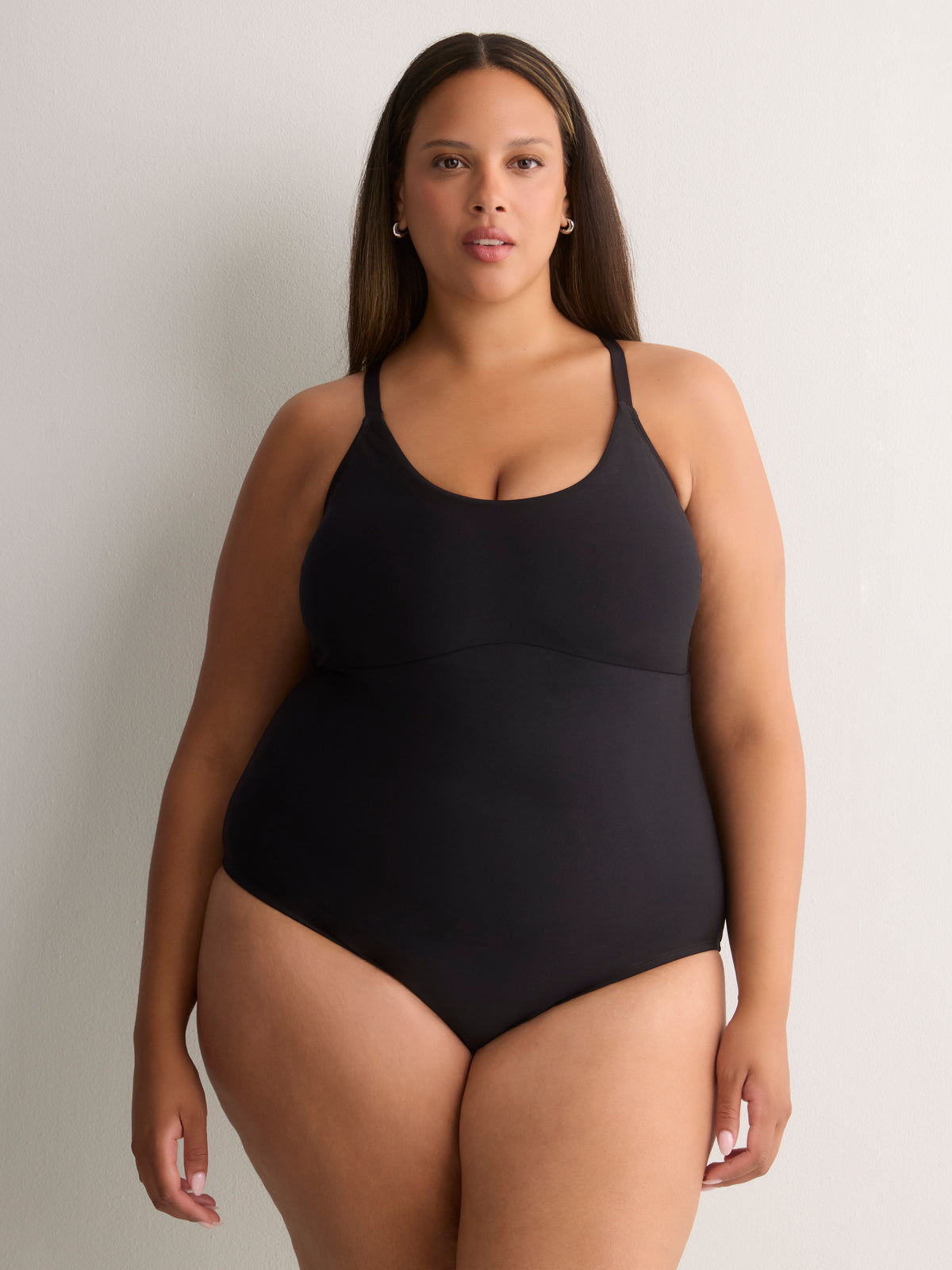 Black One-Piece Swimsuit - Active Zone