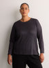 Responsible, Croco-Print Long-Sleeve T-Shirt with Back Insert - Active Zone