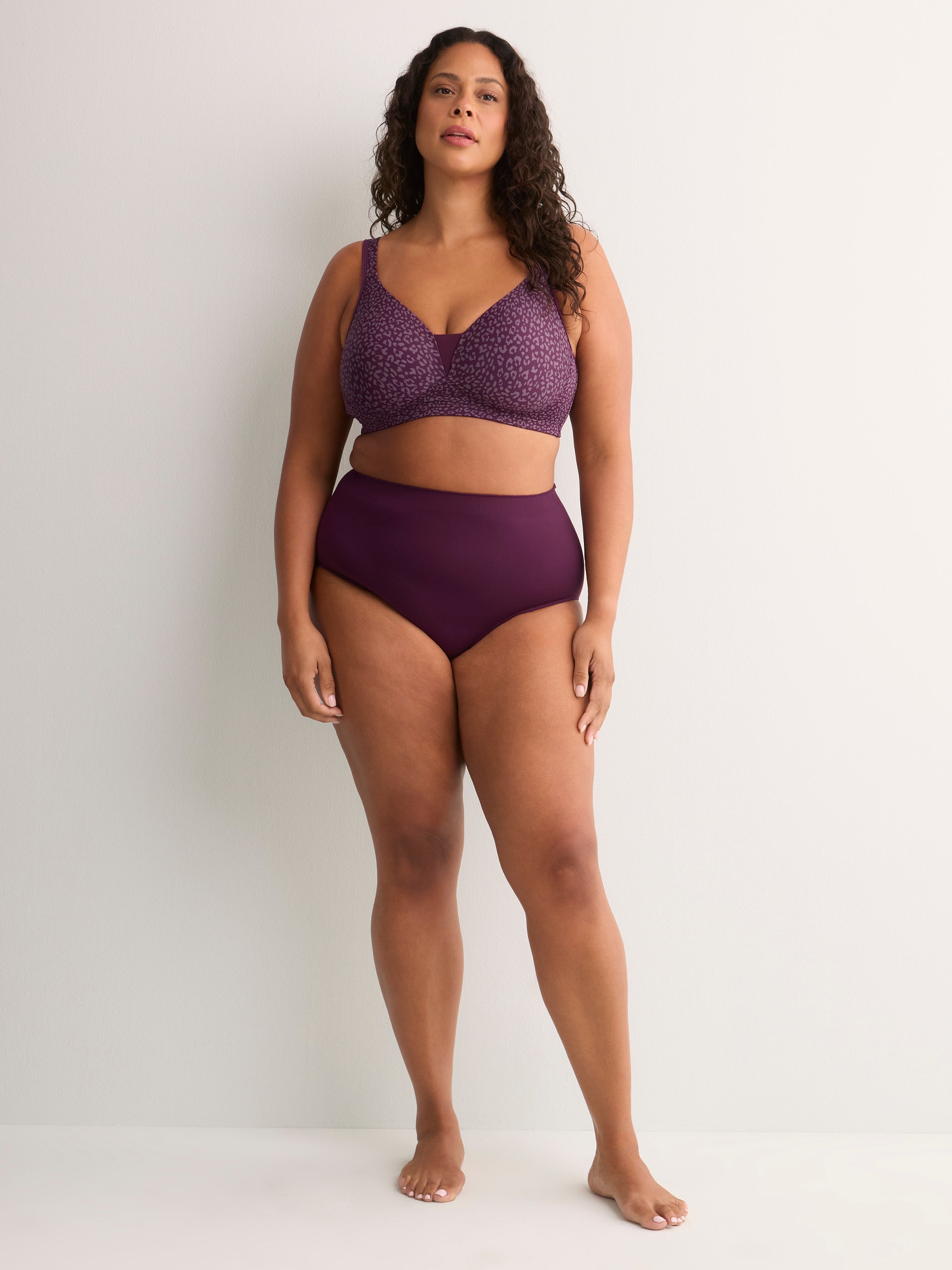 Leopard Wireless Padded T-Shirt Bra with Lace - tiVOGLIO