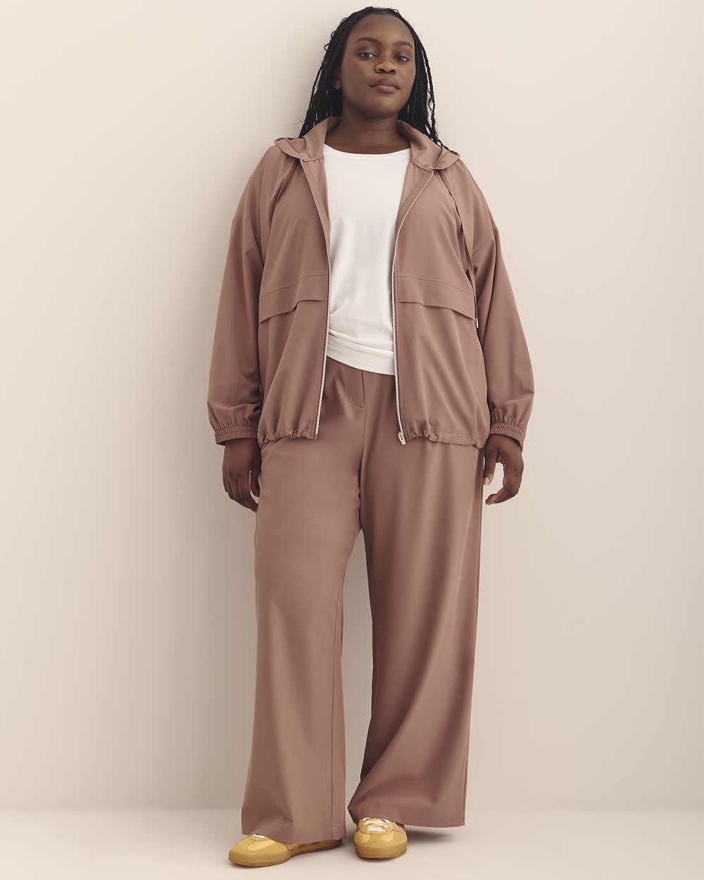 Veste extensible à fermeture à glissière, tissu responsable - Active Zone