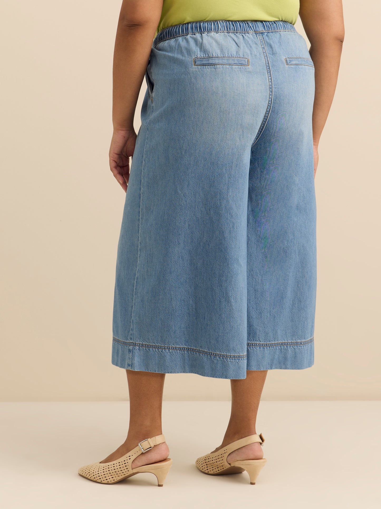 Capri en denim léger à taille mi-haute - d/C JEANS