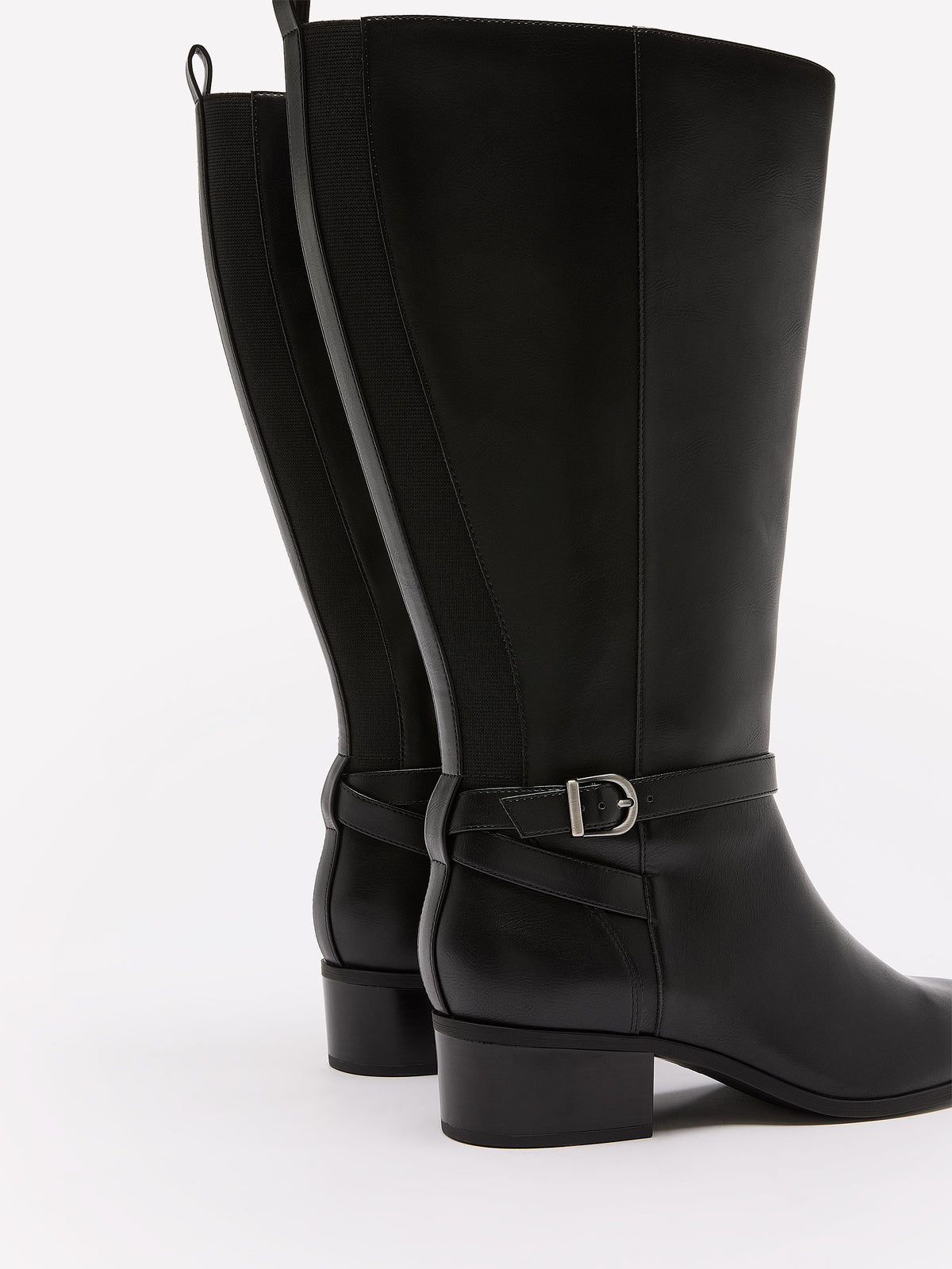 Wide Width, Diona Tall Extra-Wide-Calf Boot with Ankle Harness