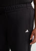 Black Essential Fleece Open-Hem Pant - adidas