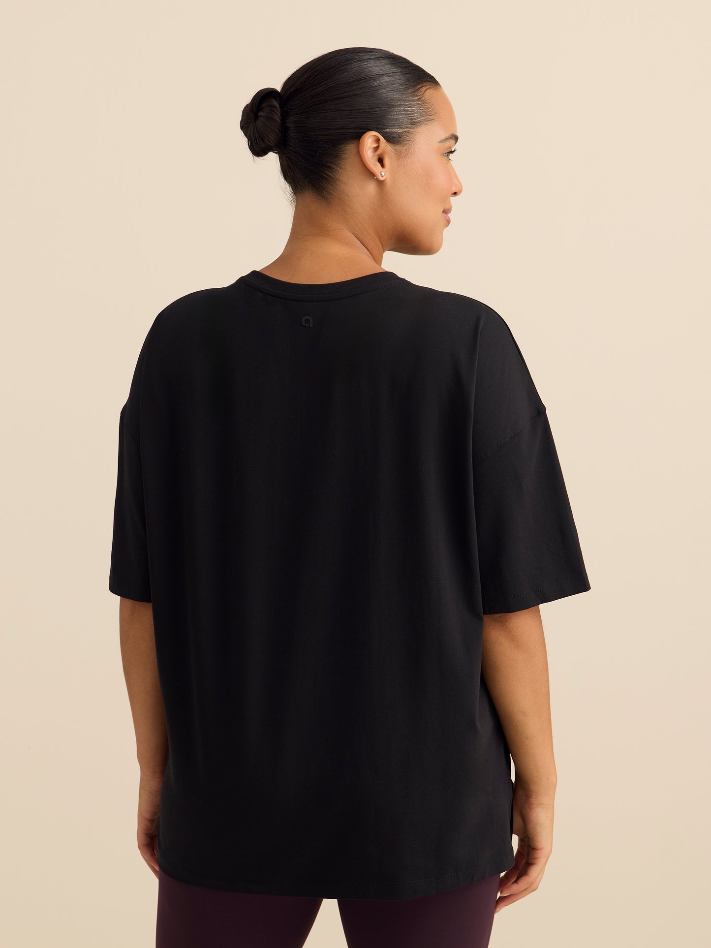 T-shirt Boyfriend à col rond