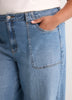 Wide-Leg High-Rise Classic Denim Pant - d/C Jeans