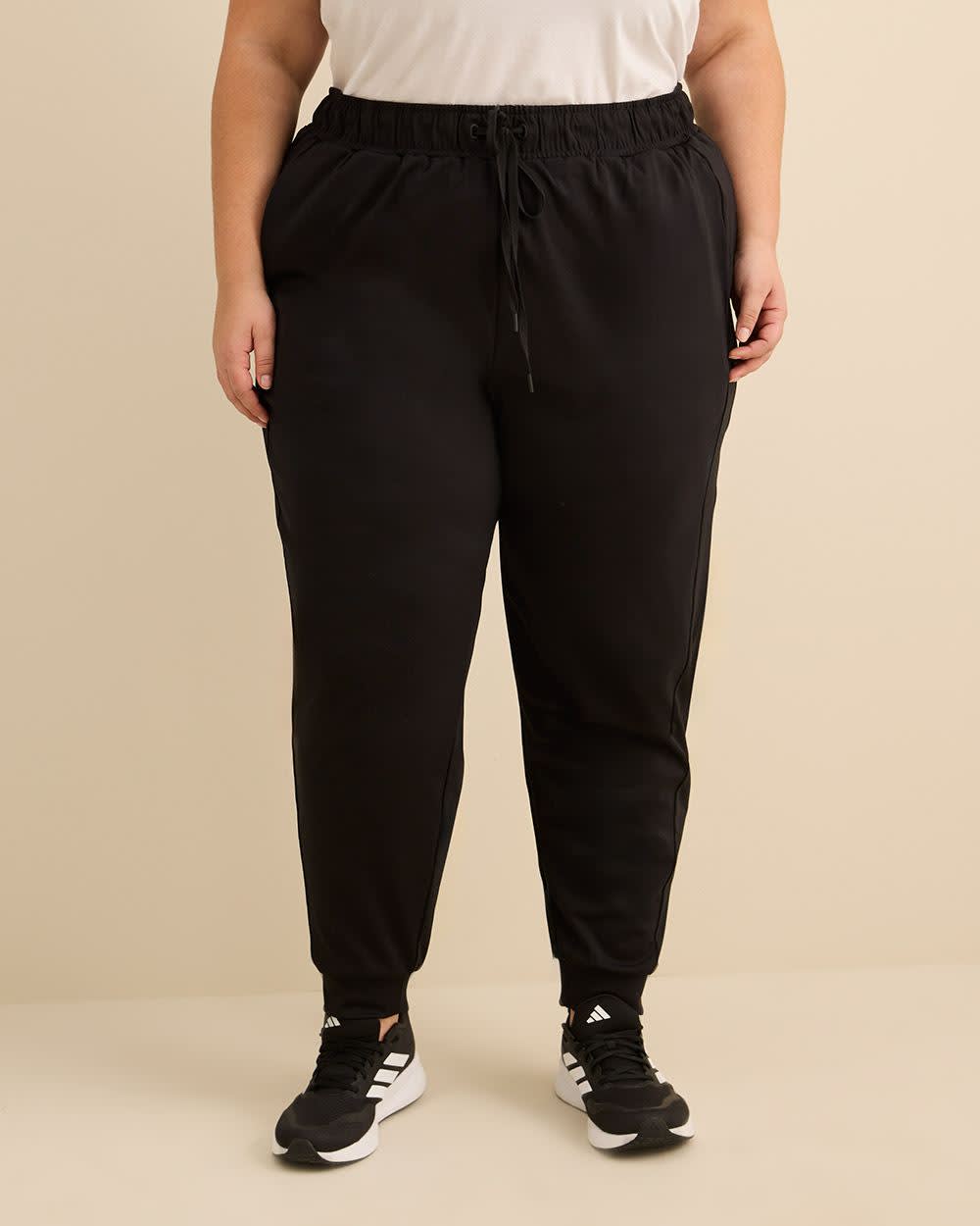 Pantalon de jogging noir, tissu responsable - Active Zone