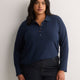Responsible, Straight-Fit Long-Sleeve Ribbed Knit Polo Shirt