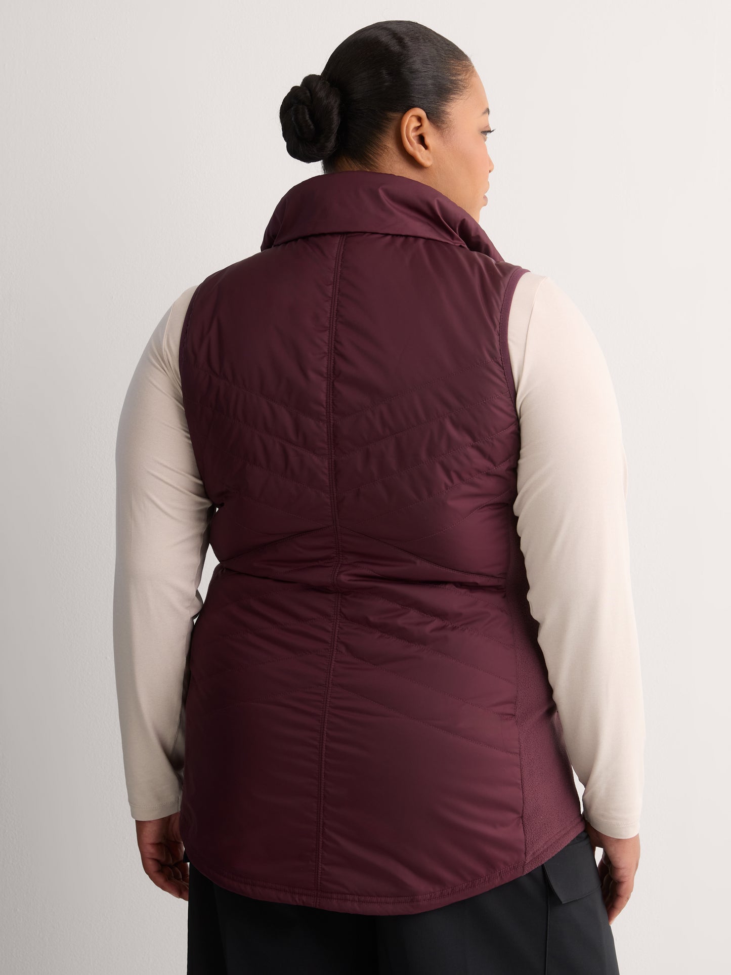Mix It Around Long Vest II - Columbia
