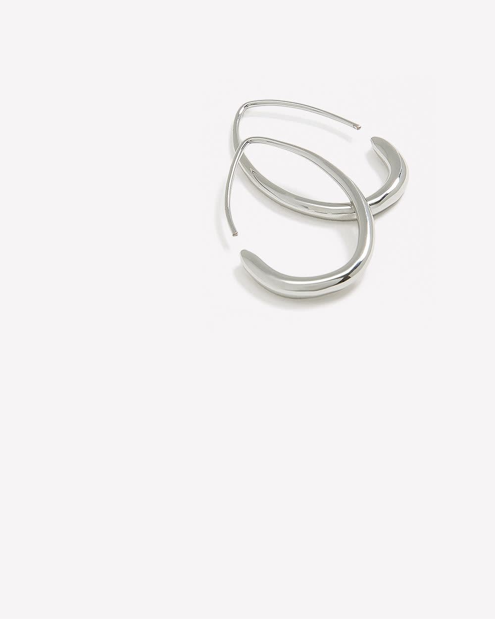 Teardrop Hoop Earrings