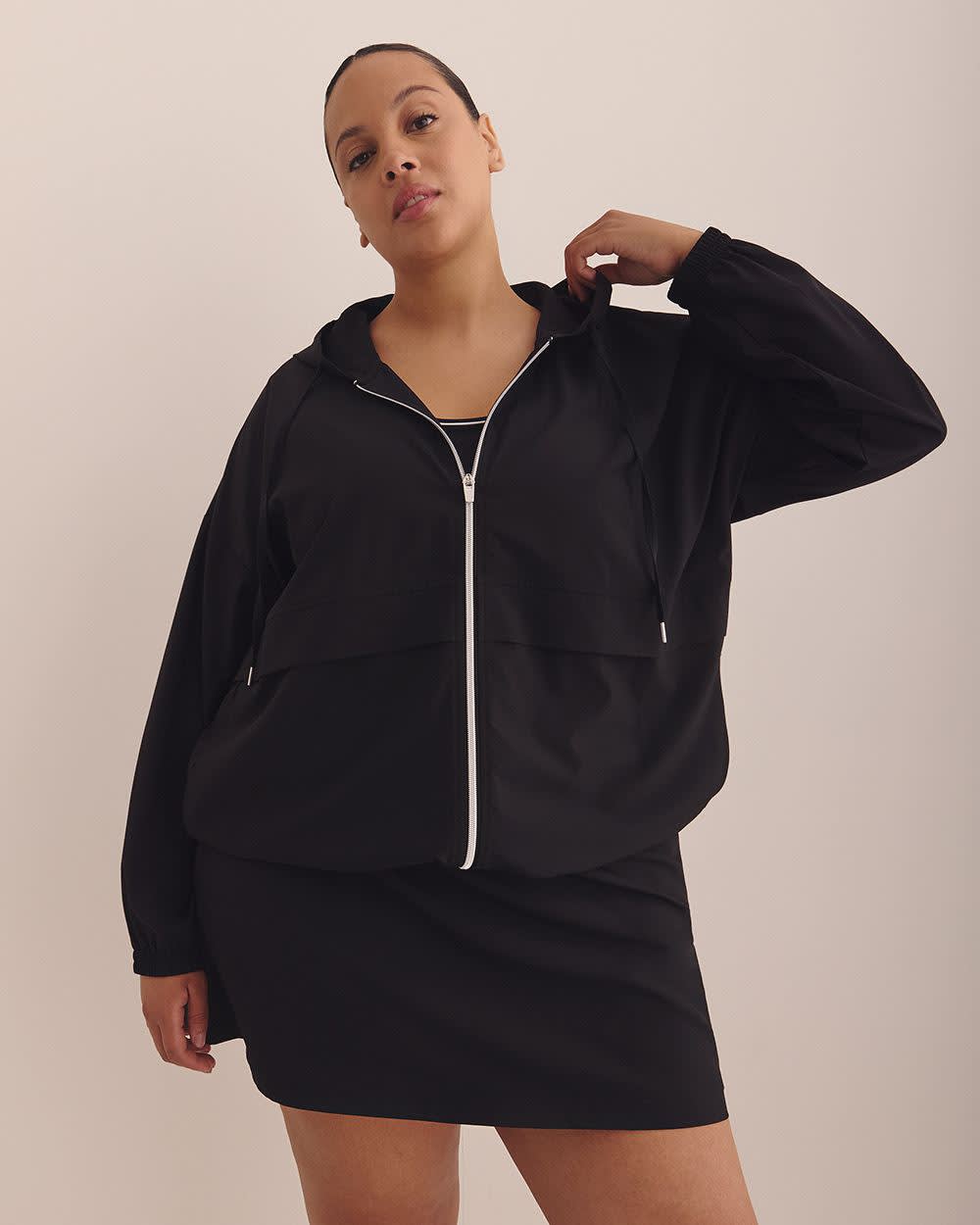 Veste extensible à fermeture à glissière, tissu responsable - Active Zone