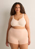 Wirefree Heather Cotton Bra with Lace Trim - ti Voglio