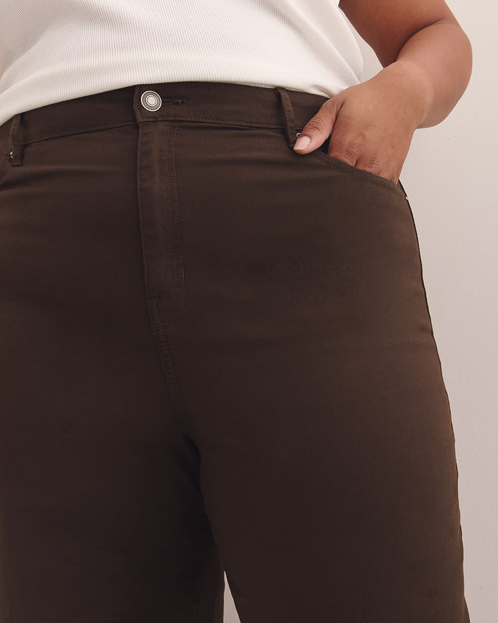 Pantalon uni à  jambe ballon