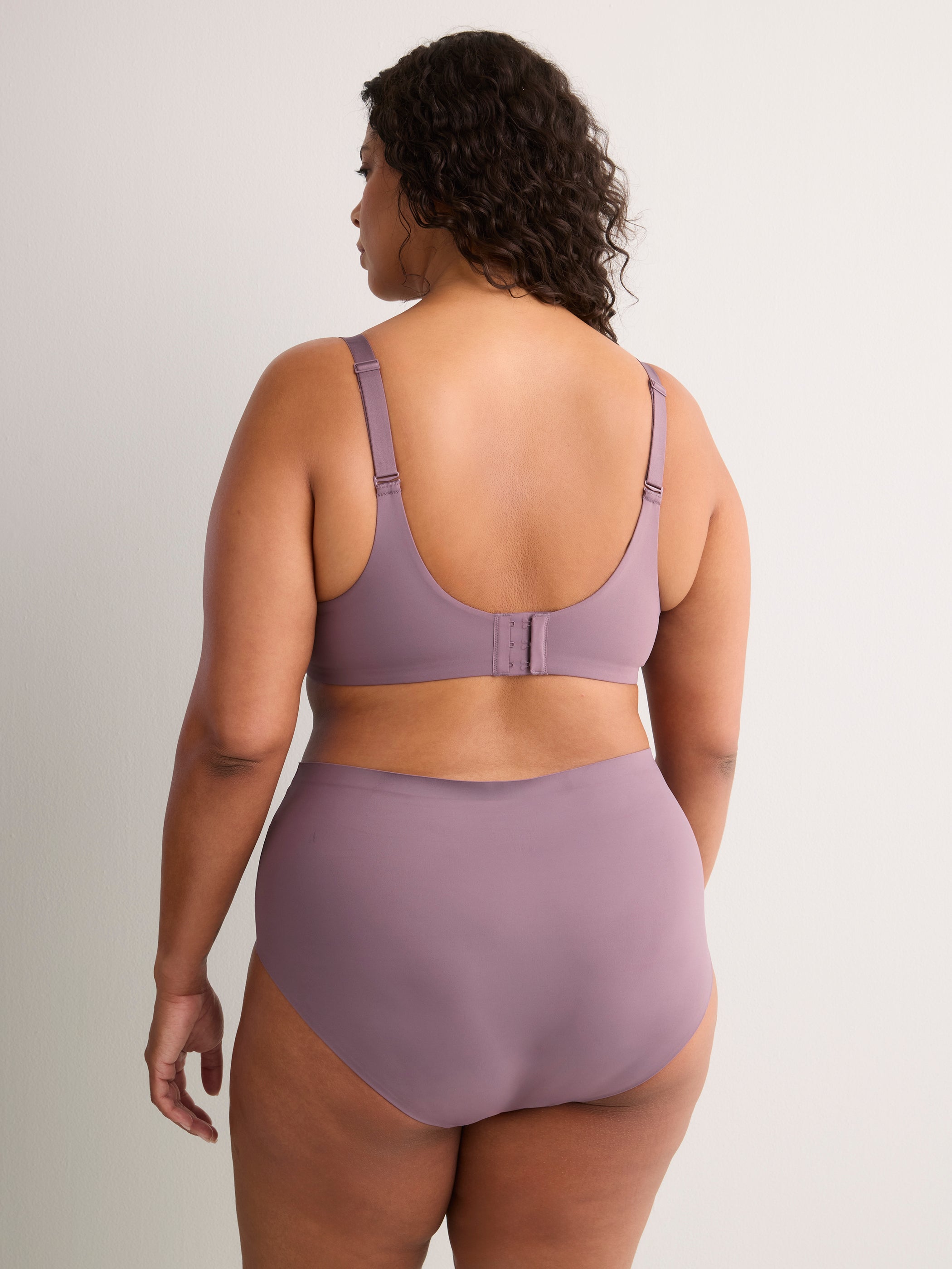 Second Skin, Matte Plum Unlined Underwire Bra - ti Voglio