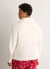 Loose-Fit Half-Zip Shaker Knit Sweater