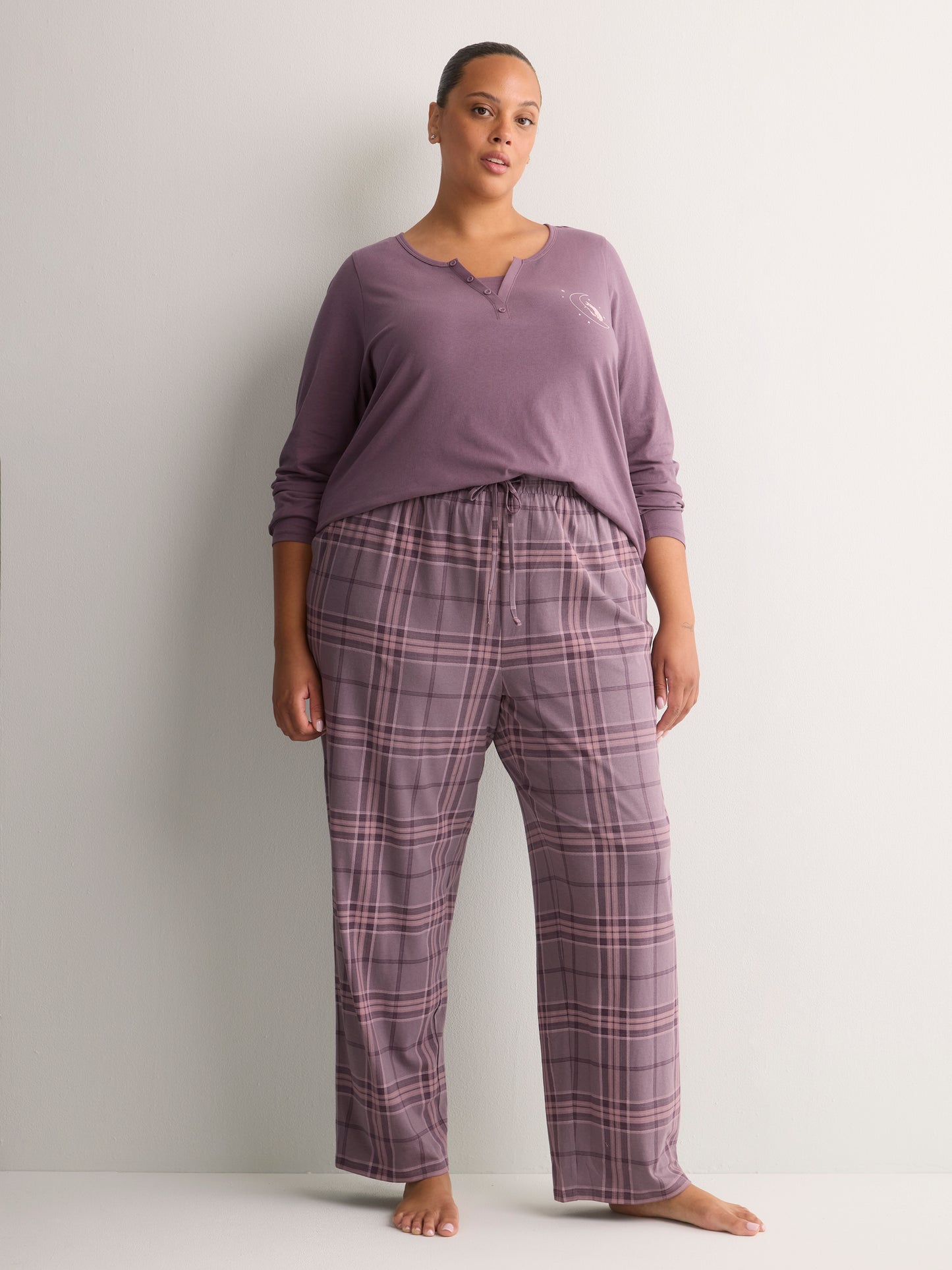 Printed Straight-Leg Cotton Knit Pyjama Pant - tVOGLIO