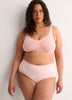 Pink Cotton Full Brief with Paisley Print - tiVOGLIO