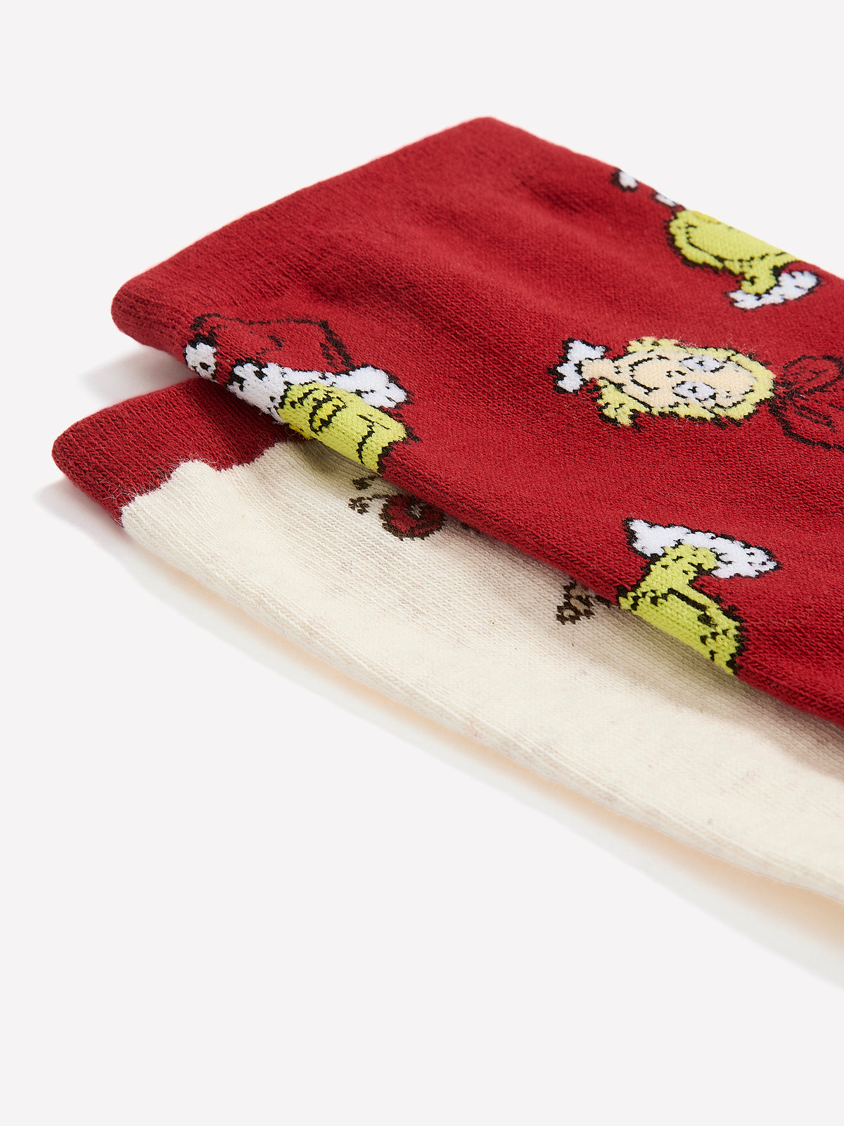 Grinch Licensed Crew Socks, Set of 2