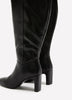 Wide Width, Extra Wide Calf, Black Nona Knee-High Blade-Heel Boots - Naturalizer