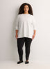 French Terry Long Sweatshirt with Fashion Cut - Active Zone