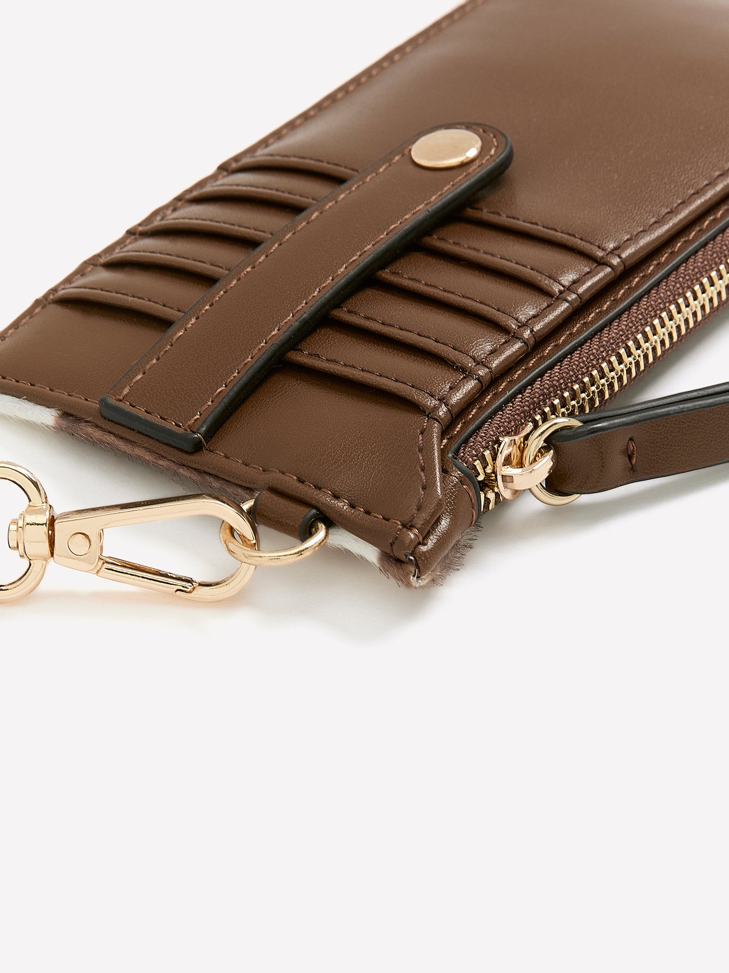 Faux Leather Wrist Wallet