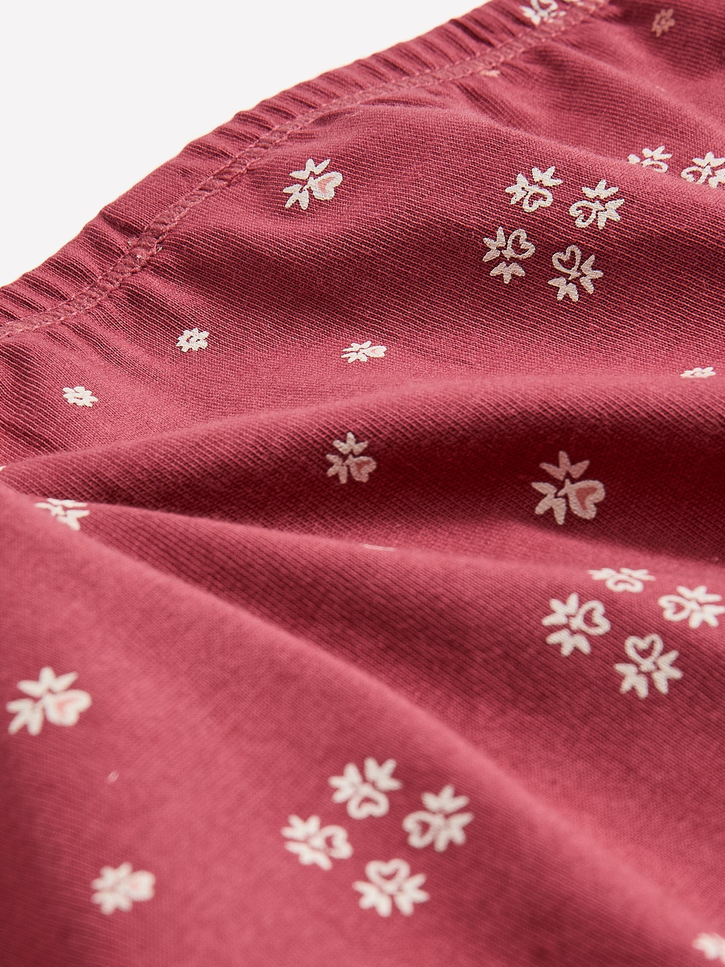 Red Cotton Full Brief with Heart Print - tiVOGLIO