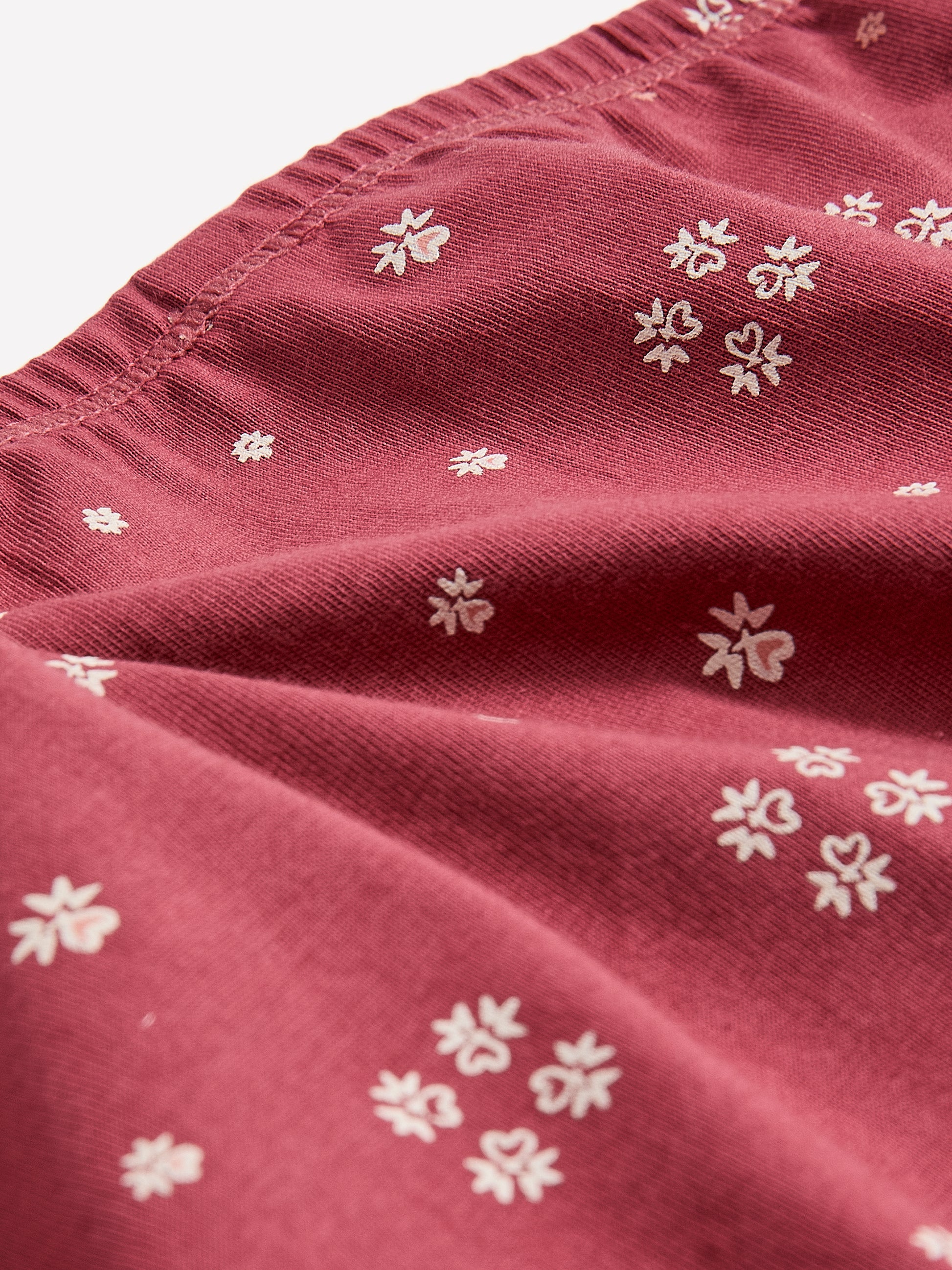 Red Cotton Full Brief with Heart Print - tiVOGLIO