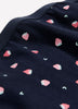 Blue Strawberry-Print Cotton Knit Boyshort - ti Voglio