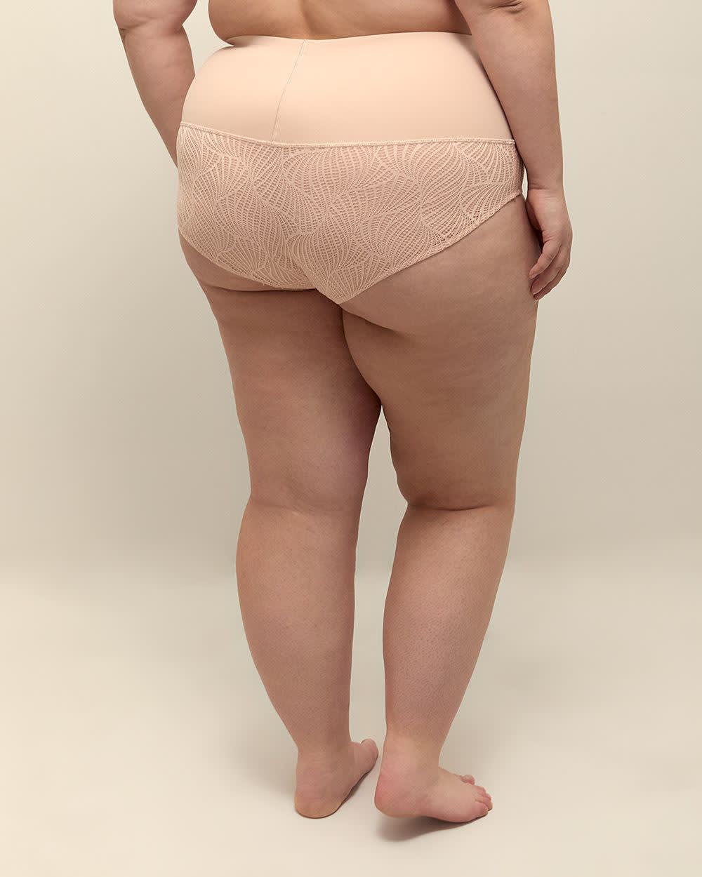 High-Cut High-Waisted Brief with Silhouette Control - ti Voglio