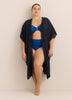 Long Cape with Crochet Trim