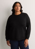 Boyfriend-Fit Long-Sleeve Crew-Neck Sweatshirt