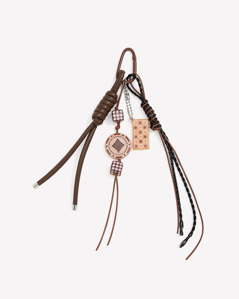 Porte-clés à  plusieurs breloques