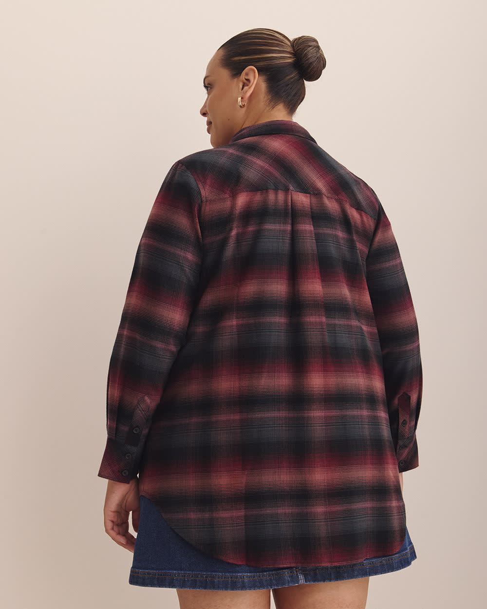 Plaid Flannel Buttoned Down Shirt