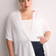 Loose-Fit Short-Sleeve Crinkle Buttoned-Down Tunic