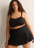 Black Skirtini Swim Brief