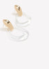 Clear Pendant Earrings
