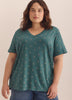 Boyfriend-Fit V-Neck T-Shirt - PENN. Essentials