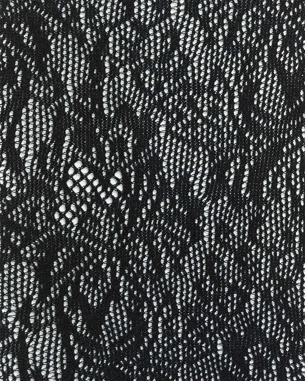 Black Floral Fishnet Fashion Tight