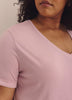 Boyfriend-Fit V-Neck T-Shirt - PENN. Essentials