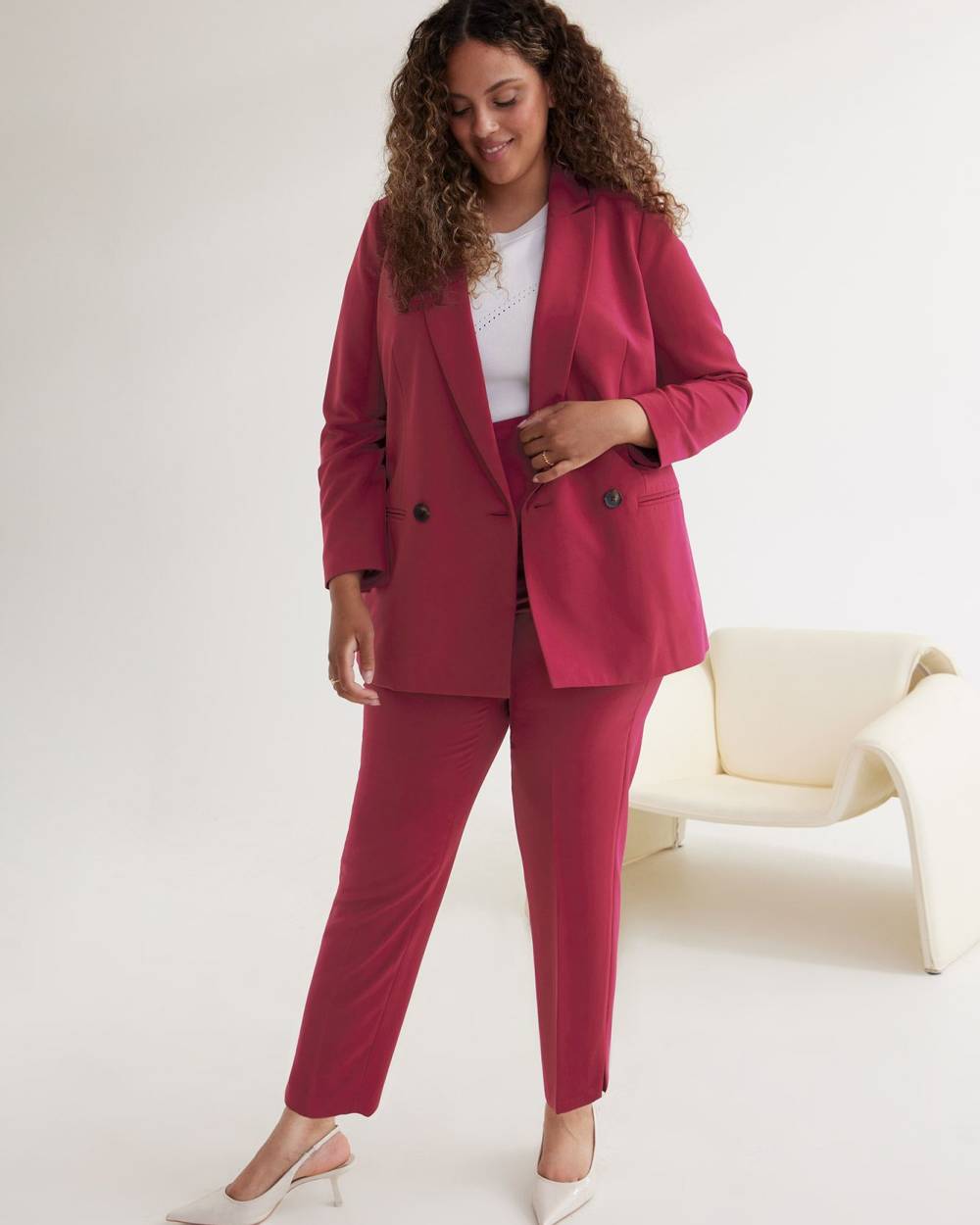 Tapered-Leg City Pant