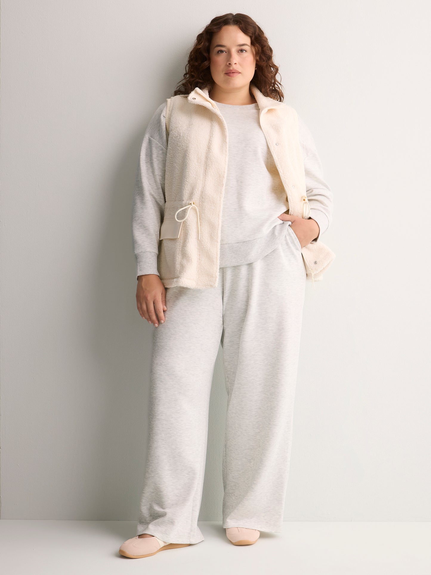 Responsible, High-Rise Wide-Leg Pull-On Knit Pant - Active Zone